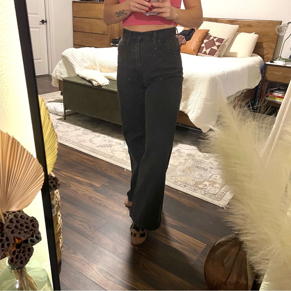 Levi's Cinch Baggy Jean in washed black